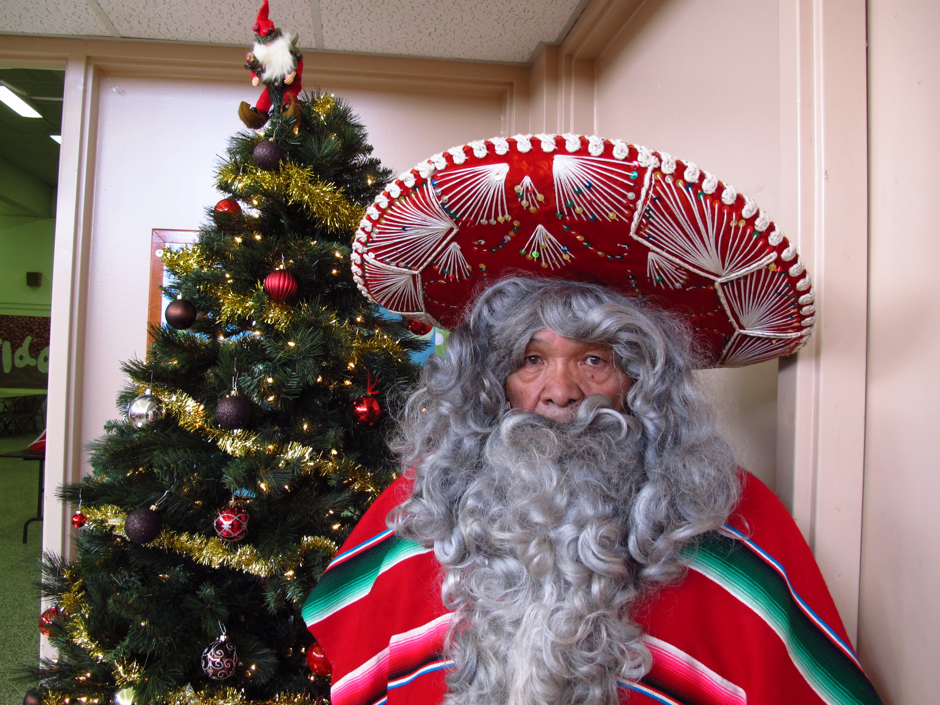 santa with a sombrero